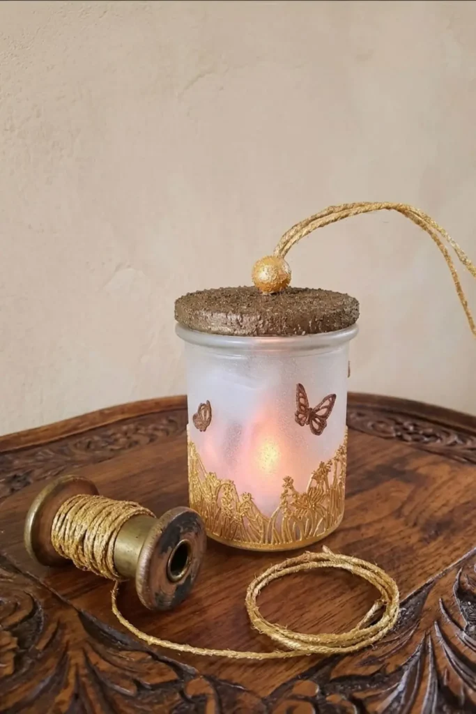 laterne gold + bronze