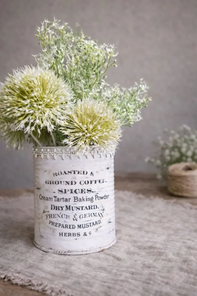 Dose im Frenchstyle mit Bordüre Vorderansicht