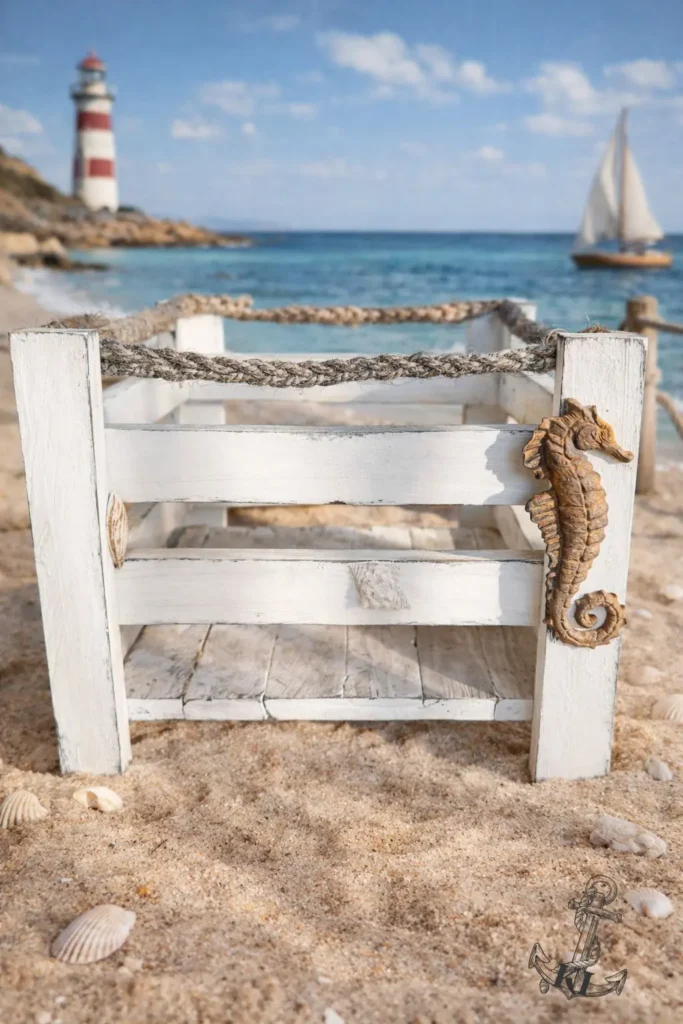 Maritime Holzkiste „Ahoi“ – Nostalgielook-Seite2