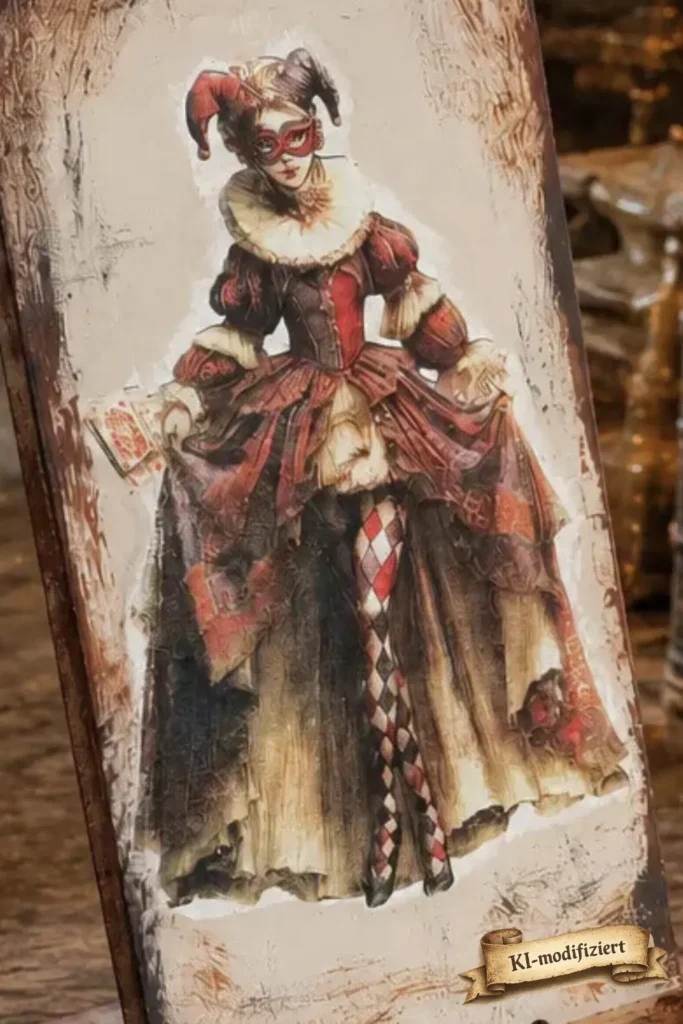 Nahaufnahme des Handyhalter "Karneval"
